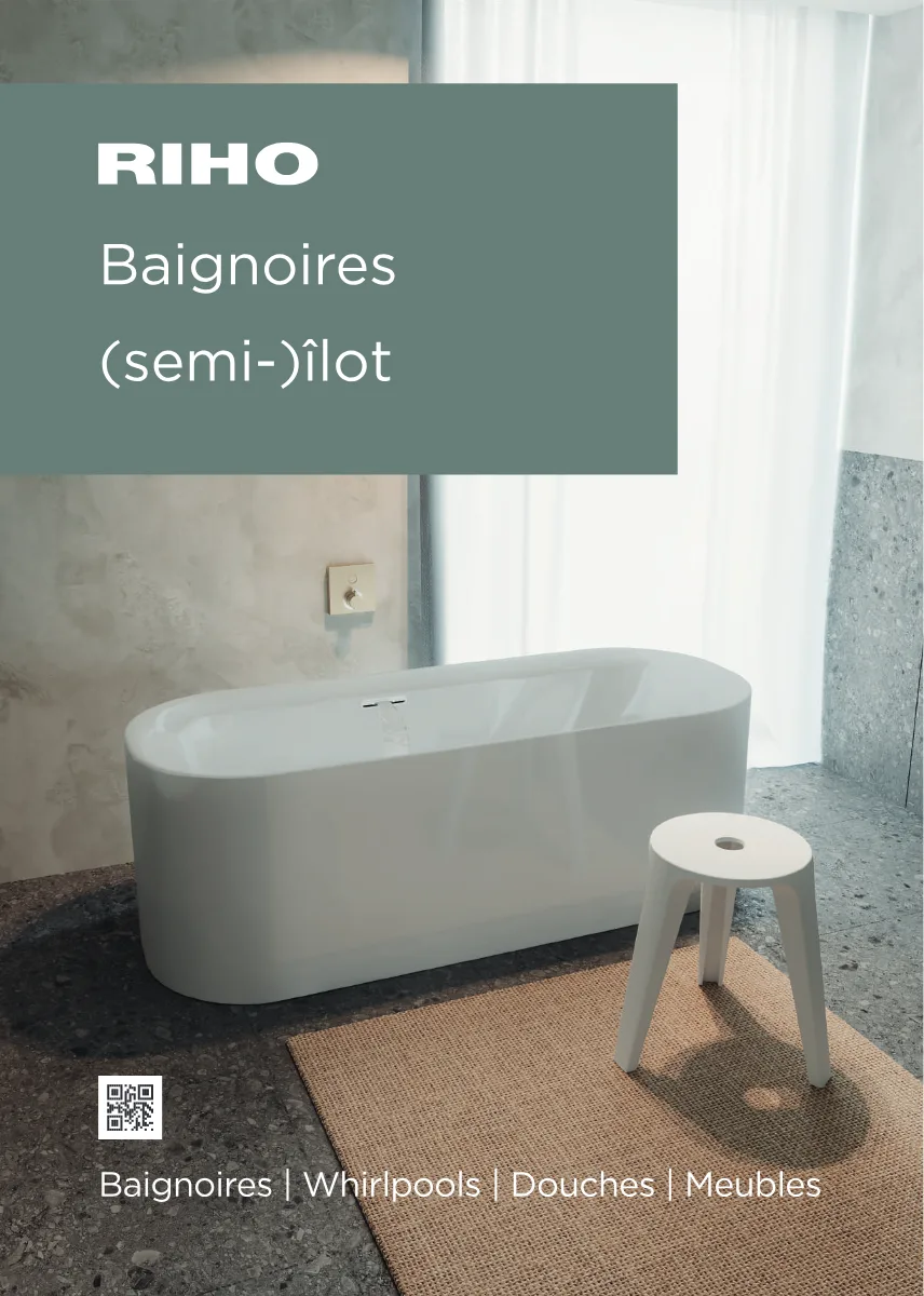 Couverture de Riho Baignoires semi ilot