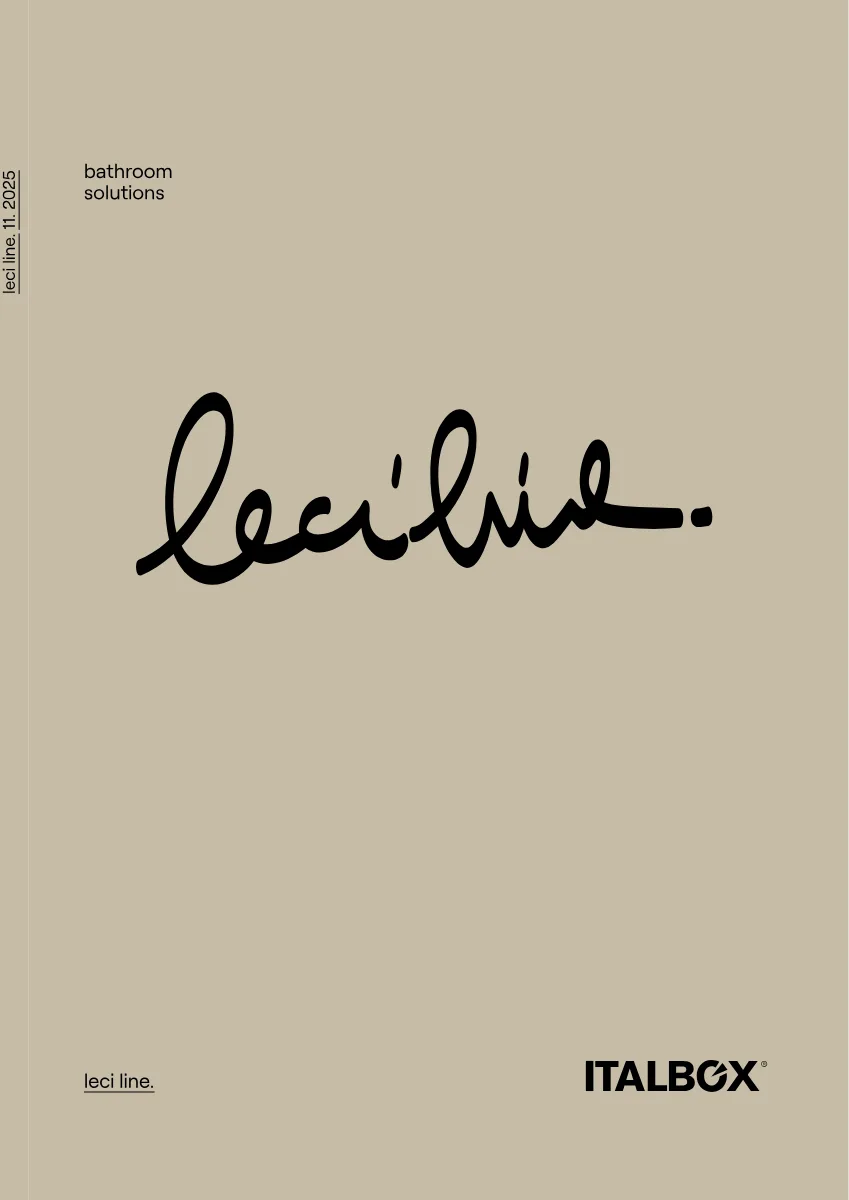 Couverture de Catalogue Leci line 2025 (standard) (Receveur, cabines, accessoires et radiateur)